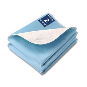 lot 6149 image: SOLOSHINE Bed Pads Washable Waterproof, 52 x 34 (2 Pack) Incontinence Bed Pads, Waterproof Mattress Protector & Washable Pee Pads, Perfect for Kids, Adults, The Elderly and Pets