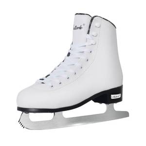 lot 6151 image: Nattork White Figure Skates Excellence Stainless Steel Blades Ice Figure Skating with Enhanced Support Strength Performance and Ultimate Comfort for Boys and Girls 7 Women