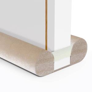 lot 6182 image: Upgraded Door Draft Stopper for Bottom of Door, Under Door Gap Filler for Big Gap, No Folding Required, Flexible Installation Door Sweep soundproofing Strip for Home & Apartment, 28-32in, Beige