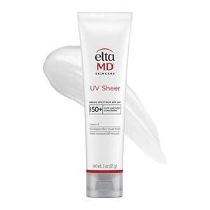 lot 6208 image: EltaMD UV Sheer Face and Body Sunscreen SPF 50, Oil Free, No White Cast Sunscreen for Face and Body, Zinc Oxide Formula, 3.0 oz Tube