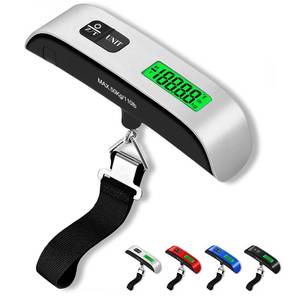 lot 6209 image: Luggage Scale, 110lb Luggage Weight Scale with 4 Unit Switching Functions&LED Display, Luggage Scale Travel Digital for Weighing Luggage, Backpacks, Packages and Markets