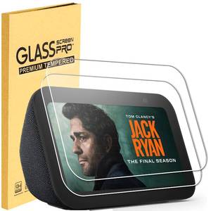 lot 6277 image: MUBUY-GOL 2 Pack Tempered Glass Screen Protector for New Echo Show 5 (3rd Gen, 2023 release),-9H Hardness,Ultra Clear Scratch Resistant Anti-Fingerprint