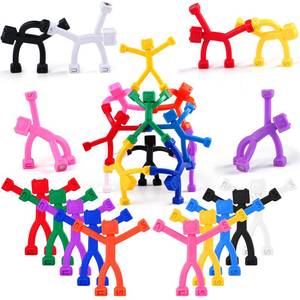 lot 6292 image: 24 PCS Magnetic Travel Toys for Kids, Creative, Portable and Educational, Magnetic-People-Magnet-Men Cute Robot & Funny Magnets, Small Fidget Toys for Classroom Prizes, Easter Egg Stuffers, Office