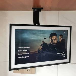 lot 6297 image: ATOPHK Under-Cabinet Mount for Ech_ooo Show 15 Keeps Echo Off The Counter and Turns Side to Side Ceiling or Under-Cabinet Mount Black 026-01