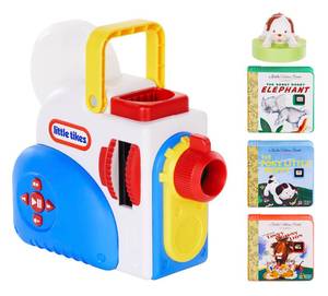 lot 6346 image: Little Tikes Story Dream Machine Starter Set, Storytime, Books, Little Golden Book, Audio Play, The Poky Little Puppy Character, Nightlight, Toy Gift for Toddlers and Kids Girls Boys Ages 3