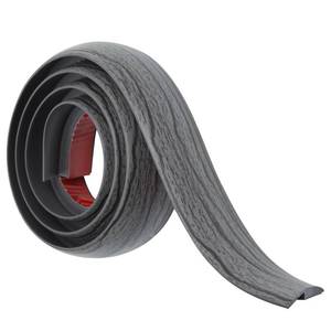 lot 6366 image: Floor Transition Strip Self Adhesive Carpet & Flooring Transitions Edging Trim Strip PVC Threshold Transitions Suitable for Threshold Height Less Than 5mm (3.3Ft, Dark Gray)