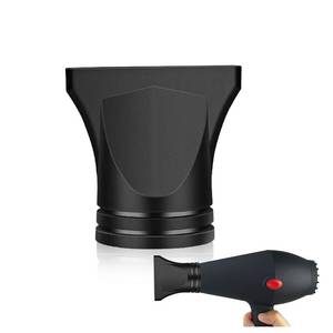lot 6395 image: UAIAGM 1PCS Hair Dryer Attachment Universal Black Plastic Blower Nozzle Replacement Styling Tool for Home Use or Professional Salon Hairdressing Blow Outer Diameter 4.2cm to 4.6cm
