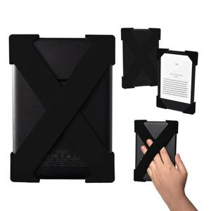 lot 6417 image: Strapsicle Silicone Hand Strap Paperwhite Gen 11 (6.8) &amp Gen 12 (7), Colorsoft Large 2-Pack Black Comfy Alternative to Case or Cover