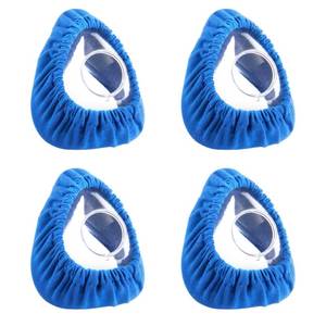 lot 6418 image: 4-Pack CPAP Mask Liners Compatible with F20 F10 and Most Full Face Masks, Bamboo Fiber CPAP Mask Cushions, Comfortable & Snug Fit (Blue)