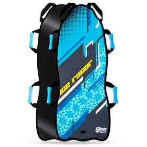 lot 6430 image: Sunlite Sports 45in Foldable &amp Roll-Up Snow Sled for Kids &amp Adults, Ultra-Portable Easy-Carry Design, Durable Reinforced Bottom for Heavy Snow &amp Winter Fun