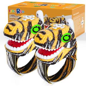 lot 6471 image: Fygurso Walkie Talkies for Kids 2 Packs, Kids Toys for Boys Girls Aged 3 to 8 Years Old for Outdoor Adventure, Camping, Halloween, Christmas, Birthday Gifts (Yellow, Dinosaur)