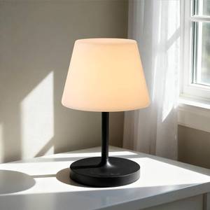 lot 6481 image: Gileolant Cordless Touch Table Lamp, 4000mAh Rechargeable Small Desk Lamp with 3 Color Temperatures &amp Stepless Dimming, Portable LED Bedside Lamp for Bedroom, Living Room, Patio &amp Camping, Black NO CABLE