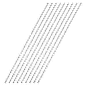 lot 6484 image: uxcell 4mmx250mm 304 Stainless Steel Solid Round Rod for DIY Crafts - 9pcs