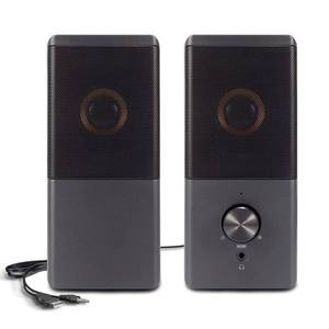 lot 6499 image: ROSON Computer Speaker, Compact Size Speaker with Headphone Jack, Enhanced Bass and Volume Control, Stereo 2.0 USB Powered 3.5mm Aux Multimedia Speakers for LaptopDesktopTabletsPhone