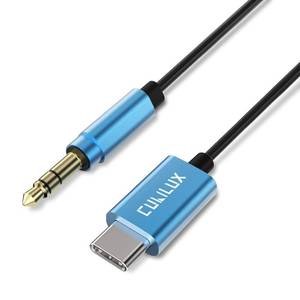 lot 6508 image: Cubilux USB C to 3.5mm Male Audio Cable with 96KHz24bit DAC for Car Radio, Speaker, Type C to 18 inch Auxiliary Cord for Android Phone, Compatible with iPhone 171615, Galaxy, Pixel, Moto More