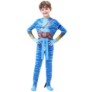 lot 6515 image: Naeviwth Avatar Costume Kids, Jake Sully Bodysuit Jumpsuit For Boys and Girls Halloween 120