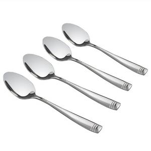 lot 6539 image: Obstnny Stainless Steel Dinner Spoons, 8-Inch, Set of 12