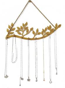 lot 6415 image: Wovsuo Wall Mounted Jewelry Holder Leaf Branch