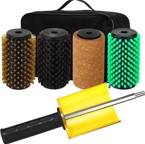 lot 6466 image: Soulchen Ski Wax Brushes Kit