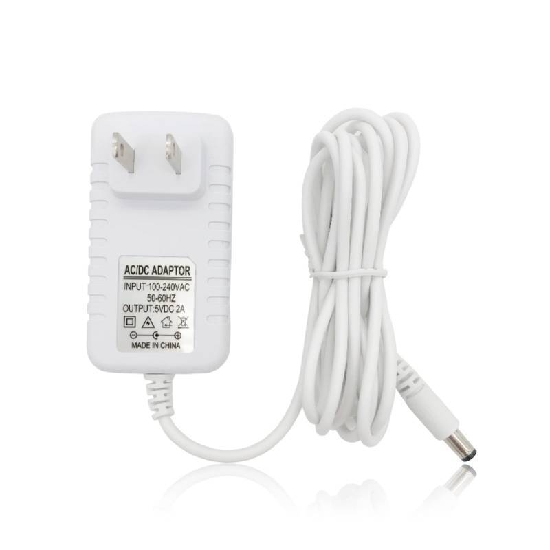 lot 8378 image: Power Cord Replacement for Graco Baby Swing DuoGlider, DuetSoothe, Dreamglider, Simple Sway, Sweetpeace Charger 5V AC Adapter, White