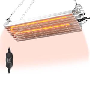 lot 6581 image: Energy Saving 600W Coop Heater with 2-Mode Switch, Adjustable Winter Warmth for 15 Sq Ft Chicken Coops, Safe & Thermostat Controlled Alternative