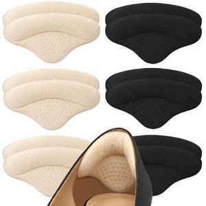 lot 6659 image: 5 Pairs Heel Pads Heel Grips Liner for Loose Shoes, Heel Cushion Pads Heel Inserts for Shoe Too Big Men Women- Ultra Soothing Heel Protectors for Heel Pain, Heel Slipping, Blisters, Friction