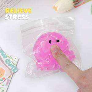 lot 6691 image: Taba Squishy Toys, Squeeze Toys Cat Paw Cute Kawaii ,Sticky Squishy Fidget Toys Silicone Squeeze Toy for Stress Relief,Cute Soft Toys,Best Gift for Anniversary (Squid)