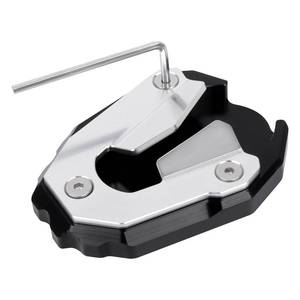 lot 6717 image: Motorcycle Kickstand Pad Enlarger Extension Side Stand Plate Foot Pad Replacement for Tiger 900 Tiger 900GT 2020-2025 Tiger 900 RallyTiger 900 Rally Pro 2020 2021 2022 2023 2024 2025(Sliver)