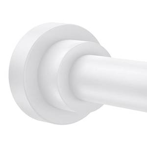 lot 6728 image: Shower Curtain Rod Adjustable Curtain Rod No Drilling Tension Shower Rod Stainless Steel for Bathroom Room Divider, Gold PAINT CHIPPING