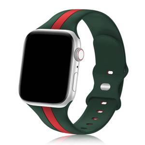 lot 6744 image: Designer Sport Band Compatible with Apple Watch iWatch Bands 38mm 40mm 41mm 42mm 44mm 45mm 46mm 49mm Men Women,Soft Silicone Strap Wristbands for Apple Watch Series 1110987654321SEUltra 2