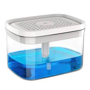 lot 6765 image: MR.SIGA 2 in 1 Premium Soap Dispenser and Sponge Holder, Dishwashing Soap Pump Dispenser for Kitchen Countertop, White