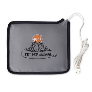 lot 6782 image: K&H Pet Products Pet Bed Warmer, Turn Any Pet Bed Into a Heated Cat or Dog Bed, Waterproof Indoor Heated Warming Pad Insert, Automatic Temperature, Safety Listed - Small 10.25 X 9.25in Gray