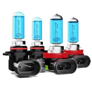 lot 6810 image: DMEPUGI Upgraded 100W Halogen Headlight Bulbs Fit for Toyota Prius 2010-2015,Ford F150 2015-2023 Lights bulb,9005 High Beam  H11 Low Beam,6000K White Bright,300% Brightness,Plug N Play,Pack of 4