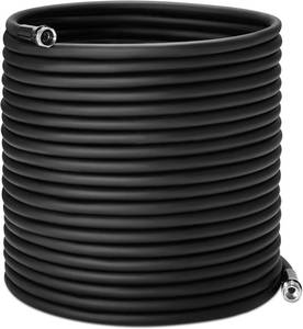 lot 141959 image: Amazon Basics Garden Hose, 100ft, Kink-Resistant with Crush-Resistant Aluminum Couplings