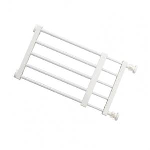 lot 241911 image: Removable Pet Gate Punch-Free Pet Gate Expandable Metal Dog Gate with Door for Small Dogs Indoor Pet for Stairs Doorways(White,S)
