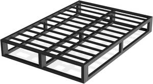 lot 341883 image: Retails for $146 6 Inch King Bed Frame with Steel Slat Support, Low Profile King Metal Platform Bed Frame Support Mattress Foundation,Heavy Duty,No Box Spring Needed,Easy Assembly,Noise Free
