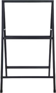 lot 441851 image: Heavy Duty A Frame Sign Holder, 24 x 36 Inches Folding Sign Holder, Outdoor Sandwich Boards Holder, Double-Sided Sidewalk Sign Stand for Business Events 1