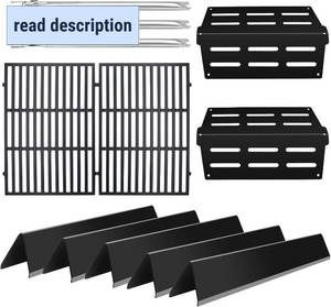 lot 141963 image: Genesis Grill Parts Flavorizer Bars for Weber Genesis 300 Series, Genesis E310 E320 E330 S310 S320 S330 Grill with Front-Mounted Control,7622 Heat Deflectors,62752 Gril Burners and 7524 Grill Grate