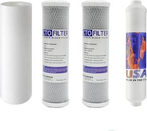 lot 251396 image: Filtertech Replacement RO Filter Kit for Proline Plus Reverse Osmosis Water Filtration System (RXZER23)