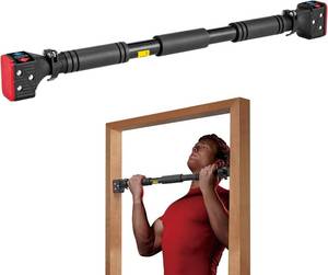 lot 351471 image: leikefitness Pull-Up Bar For Door Frame Chin Up Bar Upper Body Workout Adjustable Portable Training Pull-Up Bars Bars without Screw - Adjustable Width Locking Mechanism