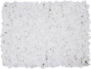lot 351500 image: 16x 24 Artificial Flower Wall Panels,Flower Wall Mat Silk Flower Panels for Outdoor Garden Backyard Fence Fence Privacy Screen and Indoor Wall Decor(5Pcs White,Style 3)