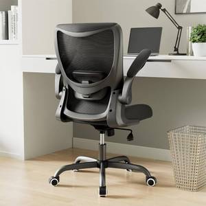 lot 451875 image: Retails for $130 Office Chair, Ergonomic Desk Chair with Adjustable Lumbar Support and Flip up Armrest, Breathable Mesh Computer Chair for Home Office, Black