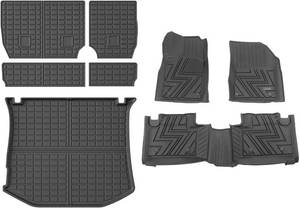 lot 451876 image: Retails for $160 Floor Mat Trunk Mat Backrest Mat Compatible with 2011-2021 Jeep Grand Cherokee Cargo Liners Replacement for 2011-2021 Jeep Grand Cherokee Accessories(Rear Trunk MatBackrest MatFloor Mats)