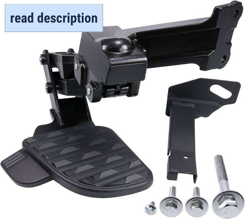 lot 371008 image: Rear Corner Bed Step Replacement for Dodge Ram 2500 3500 2019 2020 2021 2022 Replaces 82215842AH 82215842AD 82215842AE 82215842AC 82215842AG 82215842AF Bedstep Retractable Bumper Truck Tailgate Step
