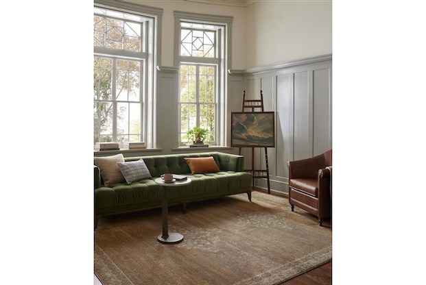 lot 391352 image: Loloi Magnolia Home by Joanna Gaines Mona Collection MOA-04 SunsetNatural 3-7 x 5-7 Accent Rug