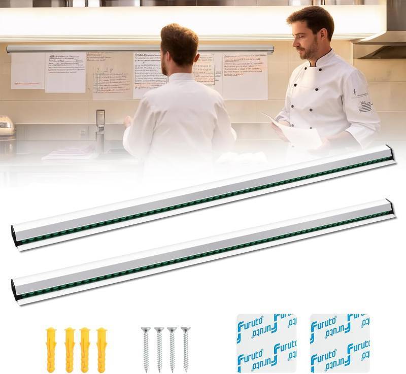 lot 151826 image: CjgyzTicket Holder for Restaurant, 364860 inches, Restaurant Order Holder Durable and Easy to use, Suitable for Commercial Kitchens, cafes, Fast-Food(36 Inch, 2 Pcs) (36 Inch)