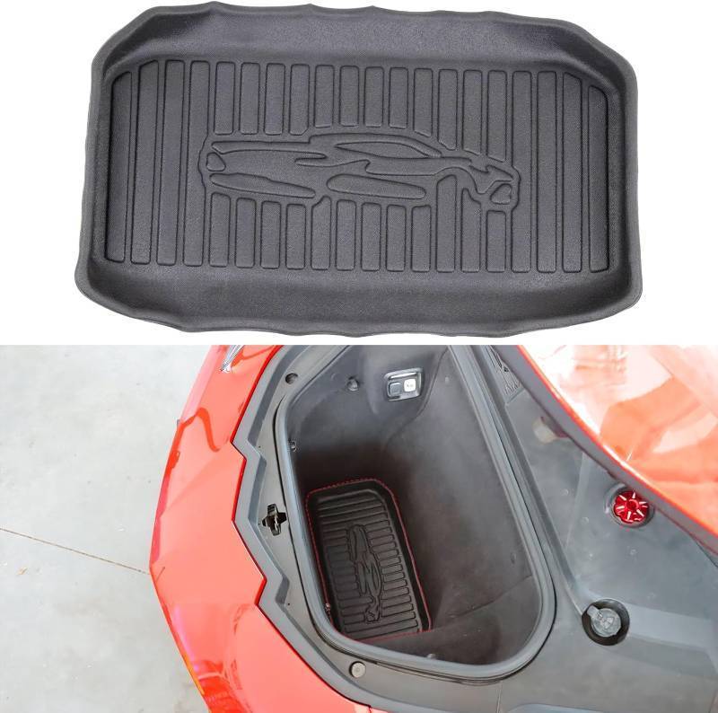 lot 251340 image: Front Trunk Mat Fit for Corvette C8 Stingray Z51 Z06 2020 2021 2022 2023 2024 2025 All Weather Protect Floor Mats Cargo Liner Trunk Liner Accessories