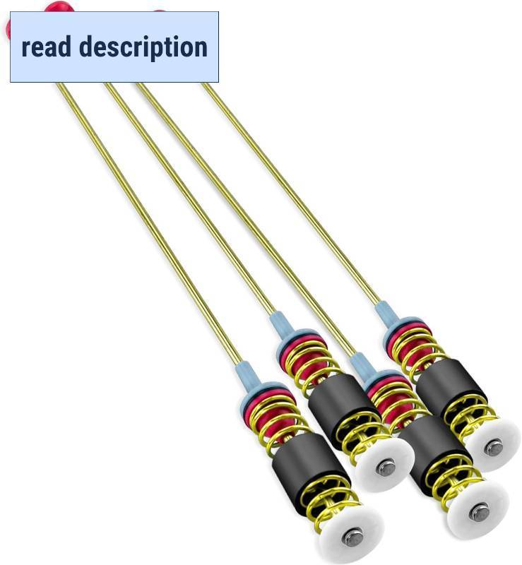 lot 351434 image: Upgraded DC97-16350U DC97-16350T Washer Suspension Rods for SAMSUNG WA50R5200AWUS, WA50R5400AVUS WA50R5400AWUS WA45T3200AWA4 WA45H7000AWA2 and WA45N3050AWA4 Washing Machine 4pcs