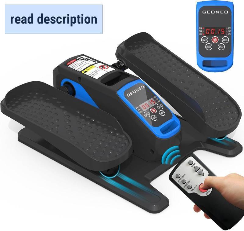 lot 361174 image: Under Desk Elliptical Machine, Electric Elliptical Exerciser for Senior, Quiet & Small Electric Seated Pedal Exerciser for Home with Display Monitor, Remote Control & 12 Adjustable Speeds