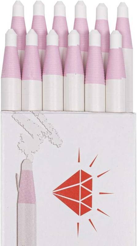 lot 491776 image: HOMSSEM New China Markers Grease Pencils 12-Pack Multi-Surface Wax Markers for Glass, Metal, Plastic Non-Sharpening Peel Off China Marker (White)